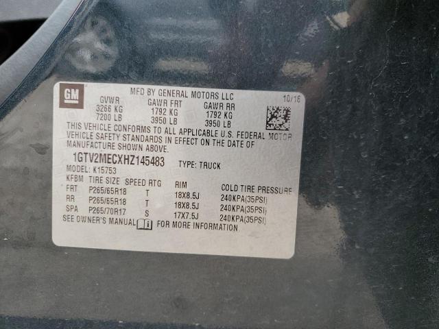 2017 GMC SIERRA K15 - 1GTV2MECXHZ145483