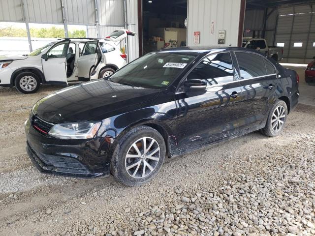 VOLKSWAGEN JETTA SE 2017 black  gas 3VWDB7AJ4HM316082 photo #1