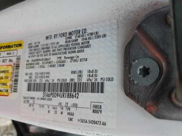 2018 FORD FUSION TIT - 3FA6P0D94JR188642