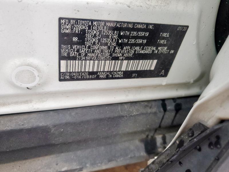 2020 TOYOTA RAV4 XLE P - 2T3A1RFV0LC085352