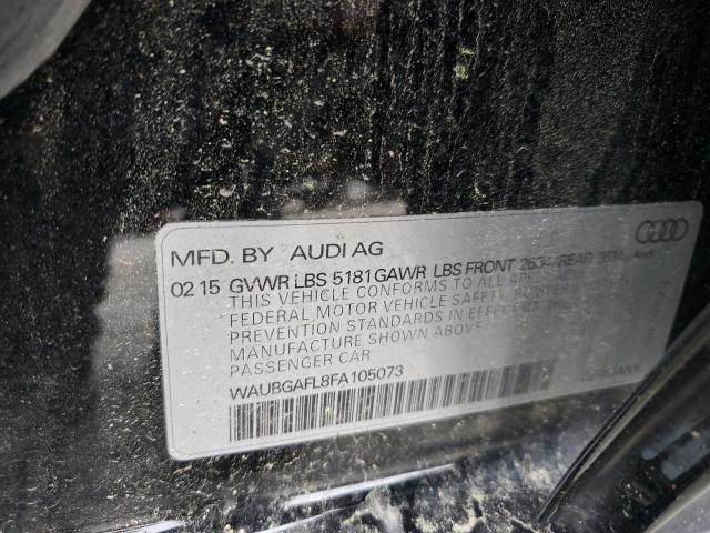 2015 AUDI S4 PREMIUM - WAUBGAFL8FA105073