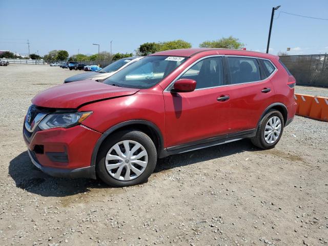 NISSAN ROGUE S 2017 red  gas JN8AT2MT9HW137155 photo #1