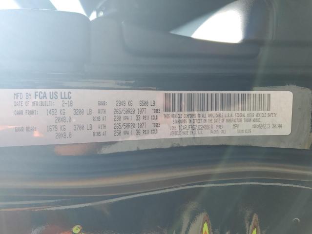 2018 JEEP GRAND CHER - 1C4RJFAG7JC249916