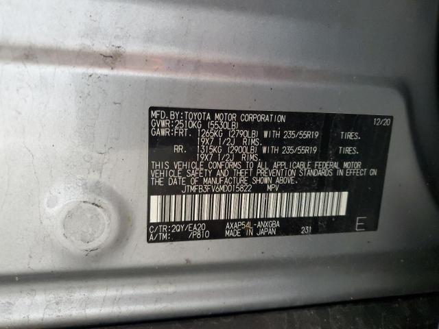 2021 TOYOTA RAV4 PRIME JTMFB3FV6MD015822
