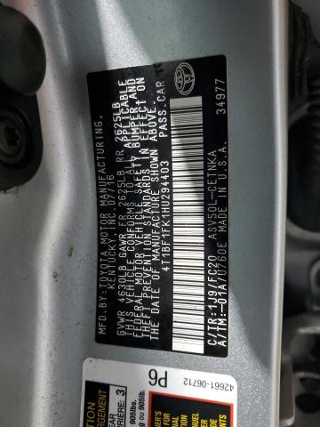 2017 TOYOTA CAMRY LE - 4T1BF1FK1HU294403