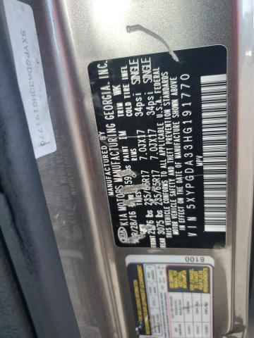 2017 KIA SORENTO LX - 5XYPGDA33HG191770