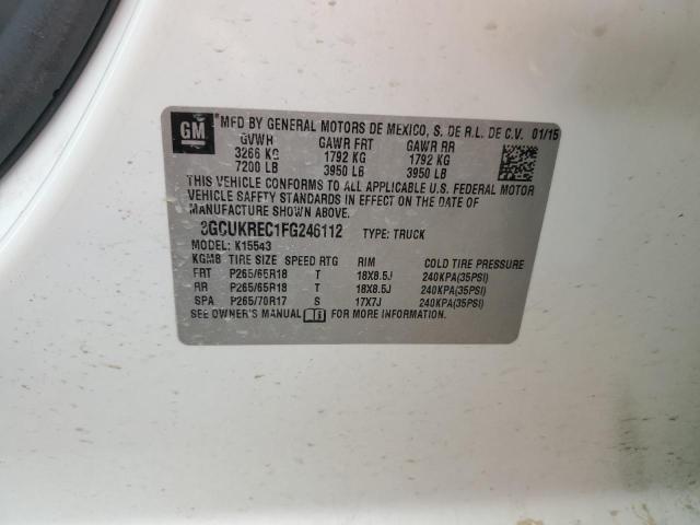2015 CHEVROLET 1500 - 3GCUKREC1FG246112