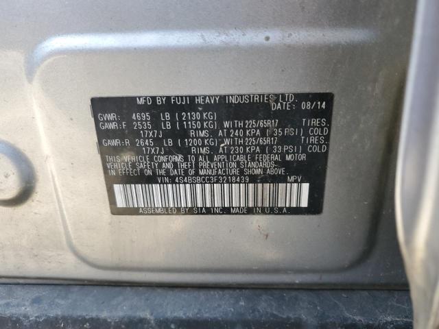 2015 SUBARU OUTBACK 2. - 4S4BSBCC3F3218439