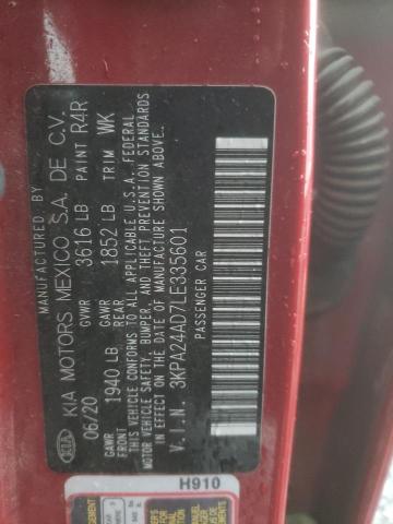 2020 KIA RIO LX - 3KPA24AD7LE335601