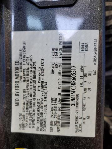 2019 LINCOLN MKZ RESERV - 3LN6L5FC5KR605517