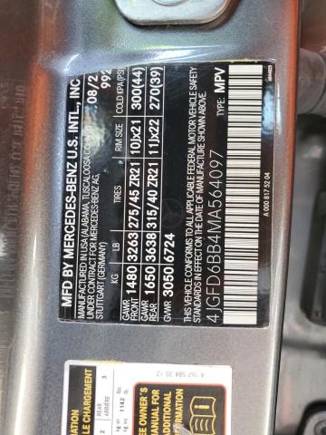 2021 MERCEDES-BENZ GLE COUPE - 4JGFD6BB4MA564097