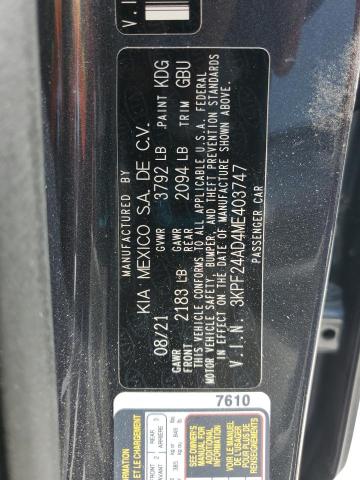 2021 KIA FORTE FE - 3KPF24AD4ME403747