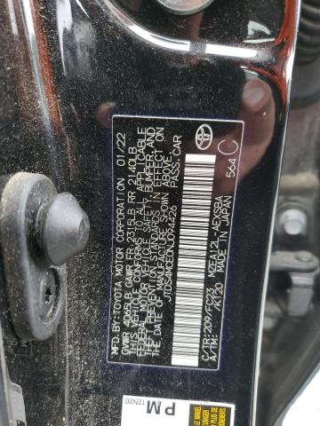 2022 TOYOTA COROLLA SE - JTDS4MCE0NJ094426