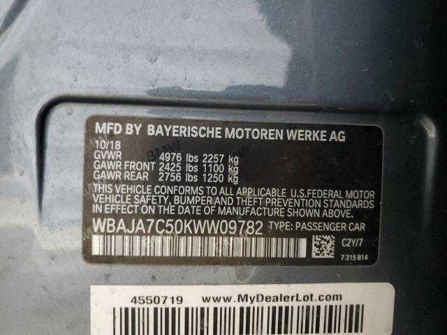 2019 BMW 530 XI - WBAJA7C50KWW09782