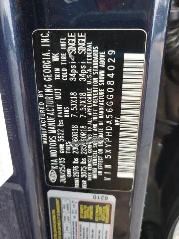 2016 KIA SORENTO EX - 5XYPHDA56GG084029