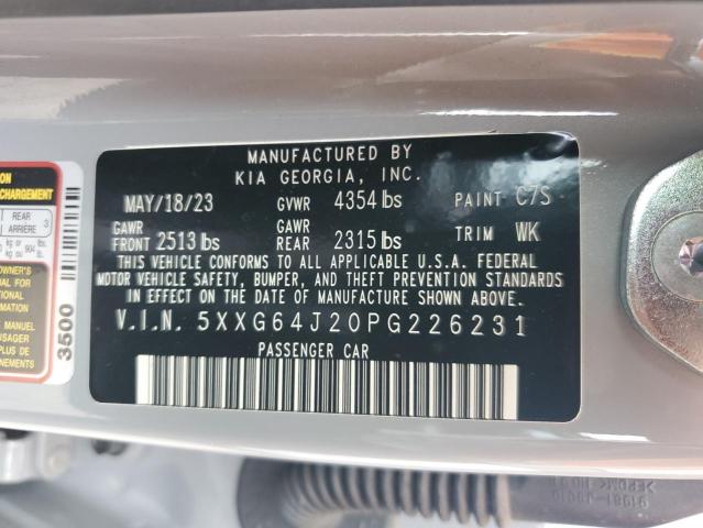 2023 KIA K5 GT LINE - 5XXG64J20PG226231