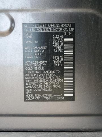 2015 NISSAN ROGUE S - KNMAT2MV6FP512150