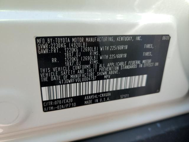 2020 TOYOTA RAV4 LIMIT - 4T3DWRFV0LU004797