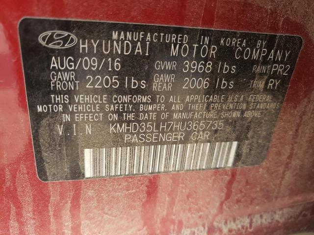 2017 HYUNDAI ELANTRA GT - KMHD35LH7HU365735