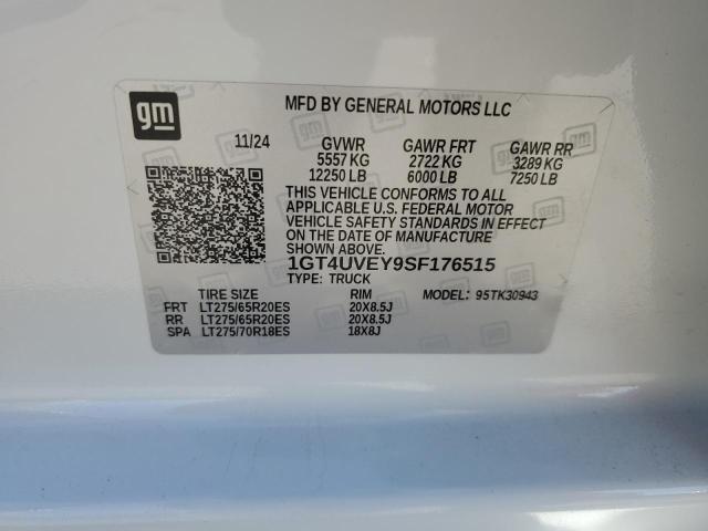2025 GMC SIERRA K35 - 1GT4UVEY9SF176515