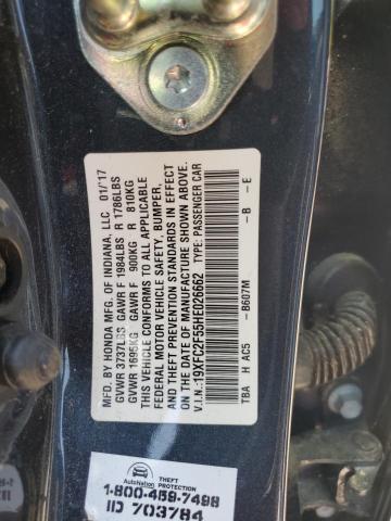 2017 HONDA CIVIC LX - 19XFC2F55HE026662