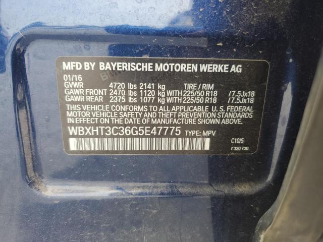 2016 BMW X1 XDRIVE2 - WBXHT3C36G5E47775