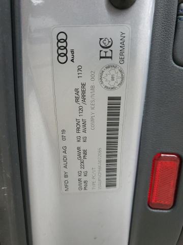 2019 AUDI A5 PRESTIG WAUFNCF56KA072055