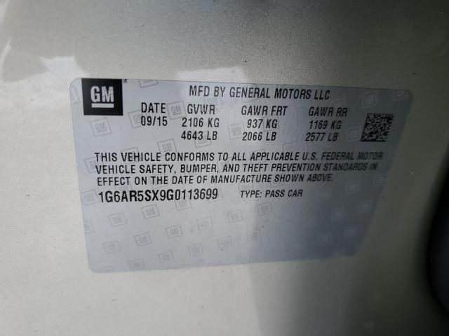 2016 CADILLAC CTS LUXURY - 1G6AR5SX9G0113699