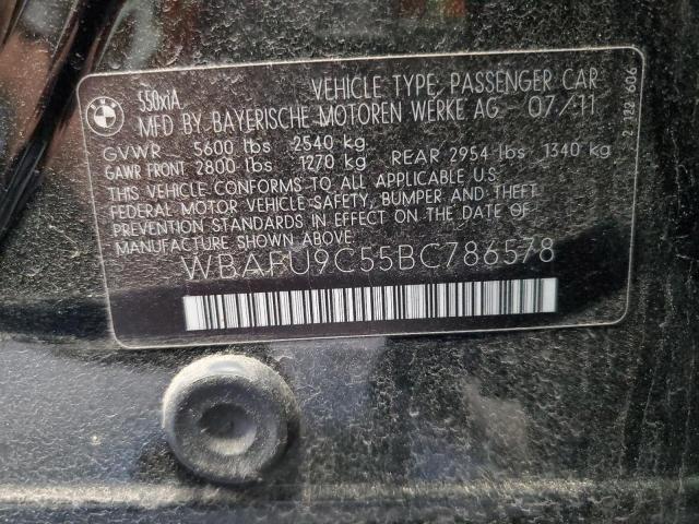 2011 BMW 550 XI - WBAFU9C55BC786578