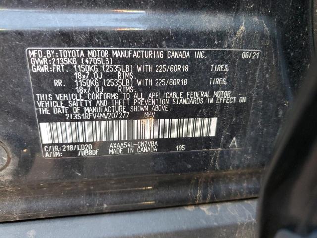 2021 TOYOTA RAV4 TRD O - 2T3S1RFV4MW207277