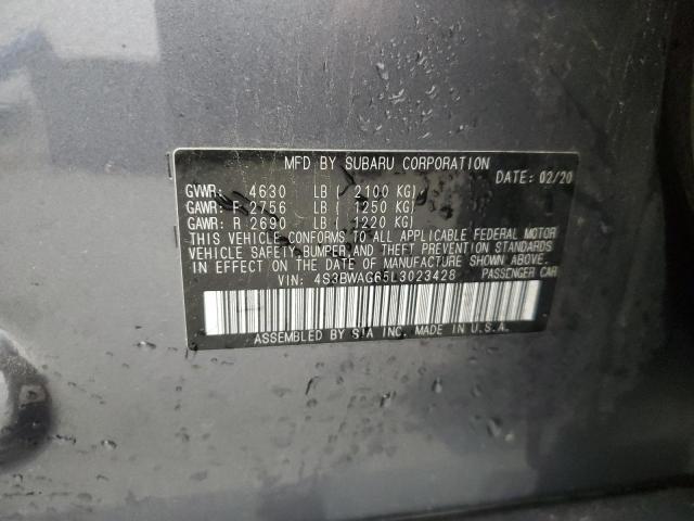 2020 SUBARU LEGACY SPO 4S3BWAG65L3023428