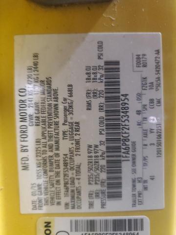 2015 FORD MUSTANG GT 1FA6P8CF2F5348954