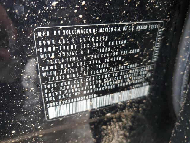 2022 VOLKSWAGEN TIGUAN SE - 3VVCB7AX9NM054396