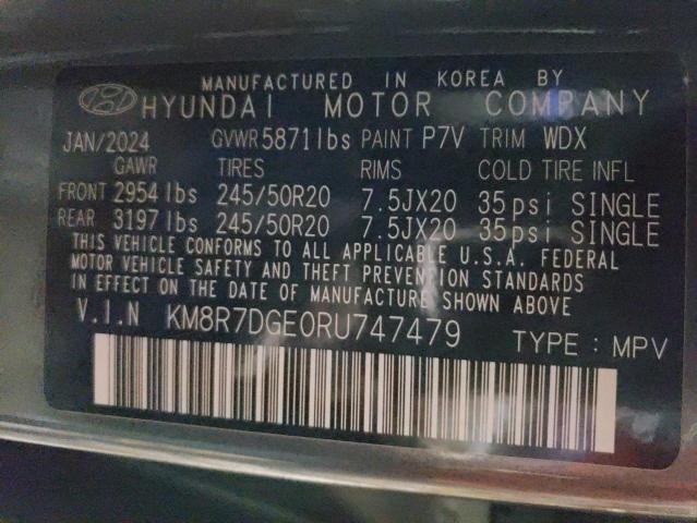 2024 HYUNDAI PALISADE C - KM8R7DGE0RU747479