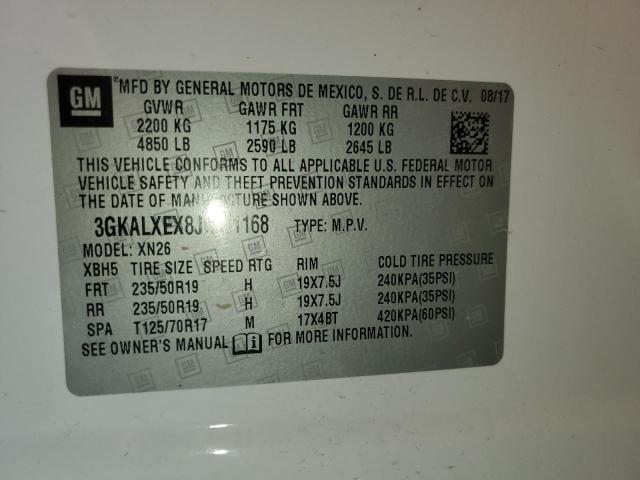 2018 GMC TERRAIN DE 3GKALXEX8JL151168