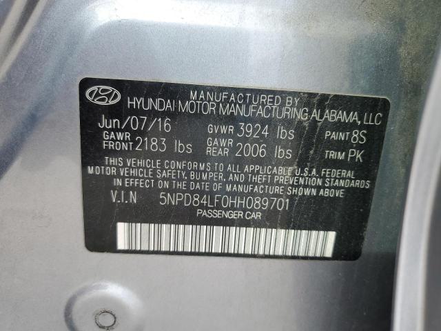 2017 HYUNDAI ELANTRA SE - 5NPD84LF0HH089701