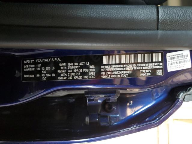 2017 JEEP RENEGADE L - ZACCJABBXHPG46800