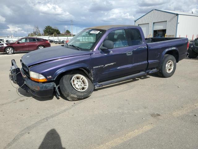 DODGE DAKOTA 1998 purple club cab gas 1B7GG22Y8WS657716 photo #1
