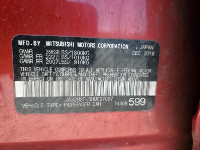 2017 MITSUBISHI LANCER ES JA32U2FU0HU007097