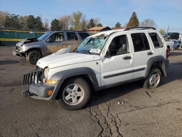 JEEP LIBERTY SP 2007 white 4dr spor gas 1J4GL48K87W650490 photo #1