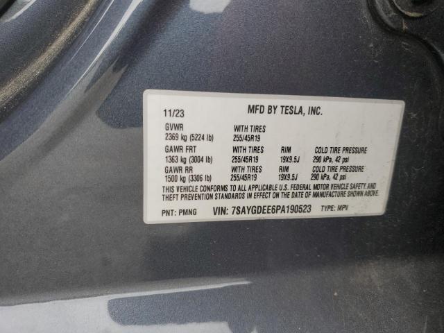 2023 TESLA MODEL Y - 7SAYGDEE6PA190523