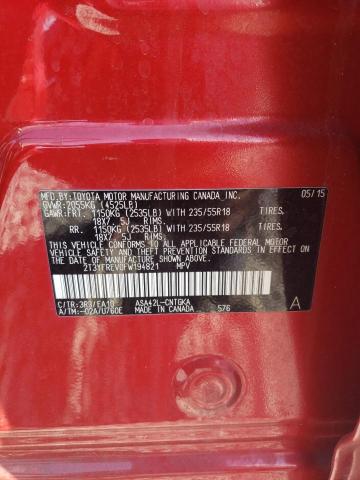 2015 TOYOTA RAV4 LIMIT - 2T3YFREV0FW194821
