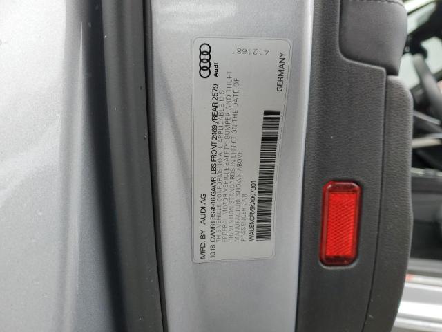 2019 AUDI A5 PREMIUM - WAUENCF56KA007301