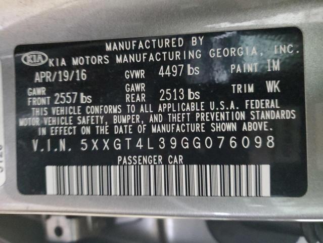 2016 KIA OPTIMA LX - 5XXGT4L39GG076098