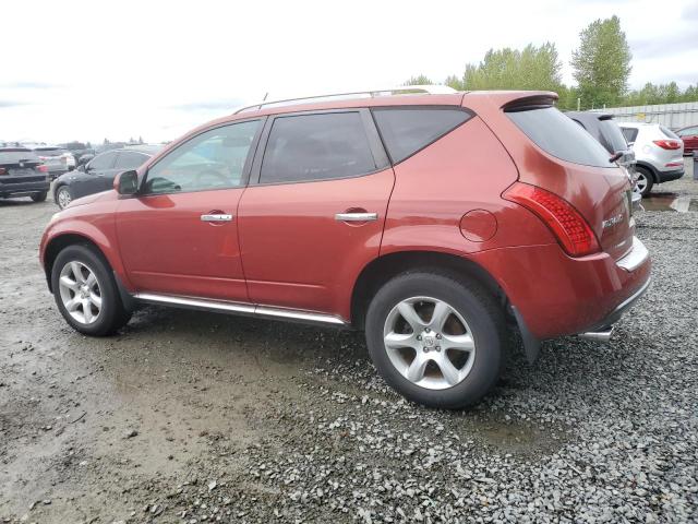 NISSAN MURANO SL 2006 red  gas JN8AZ08W96W522896 photo #3