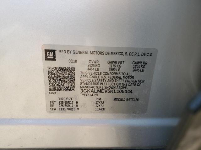 2019 GMC TERRAIN SL - 3GKALMEV5KL105344