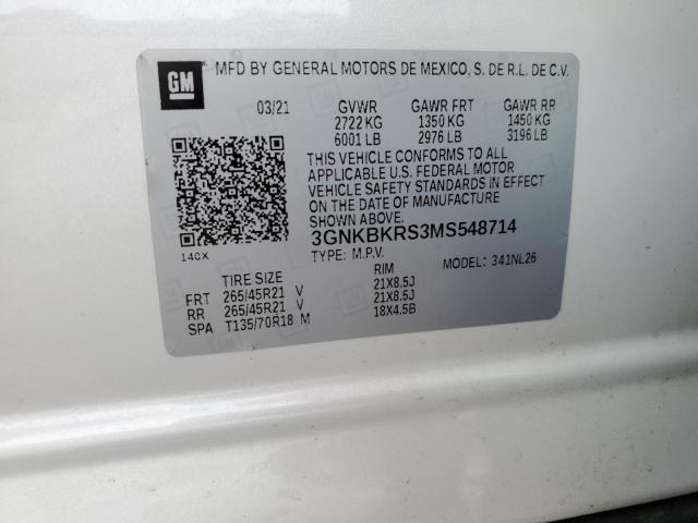 2021 CHEVROLET BLAZER RS - 3GNKBKRS3MS548714