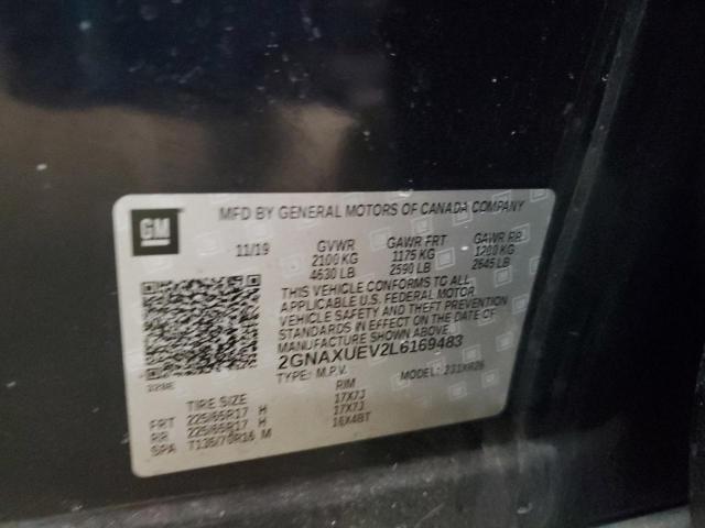 2020 CHEVROLET EQUINOX LT - 2GNAXUEV2L6169483