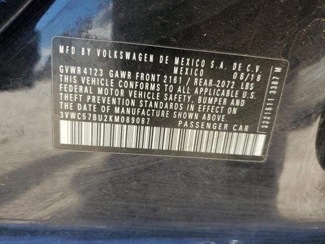 2019 VOLKSWAGEN JETTA S 3VWC57BU2KM089087