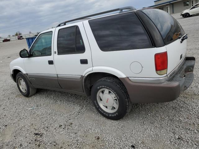 GMC JIMMY 1998 white  gas 1GKCS13W2W2555790 photo #3